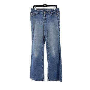 DKNY Jeans Women's Soho Flare 5 Pocket Mid Rise Denim Jeans Size 10